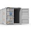 53 ft Shipping ISO Container White 3D Model