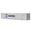 53 ft Shipping ISO Container White 3D Model