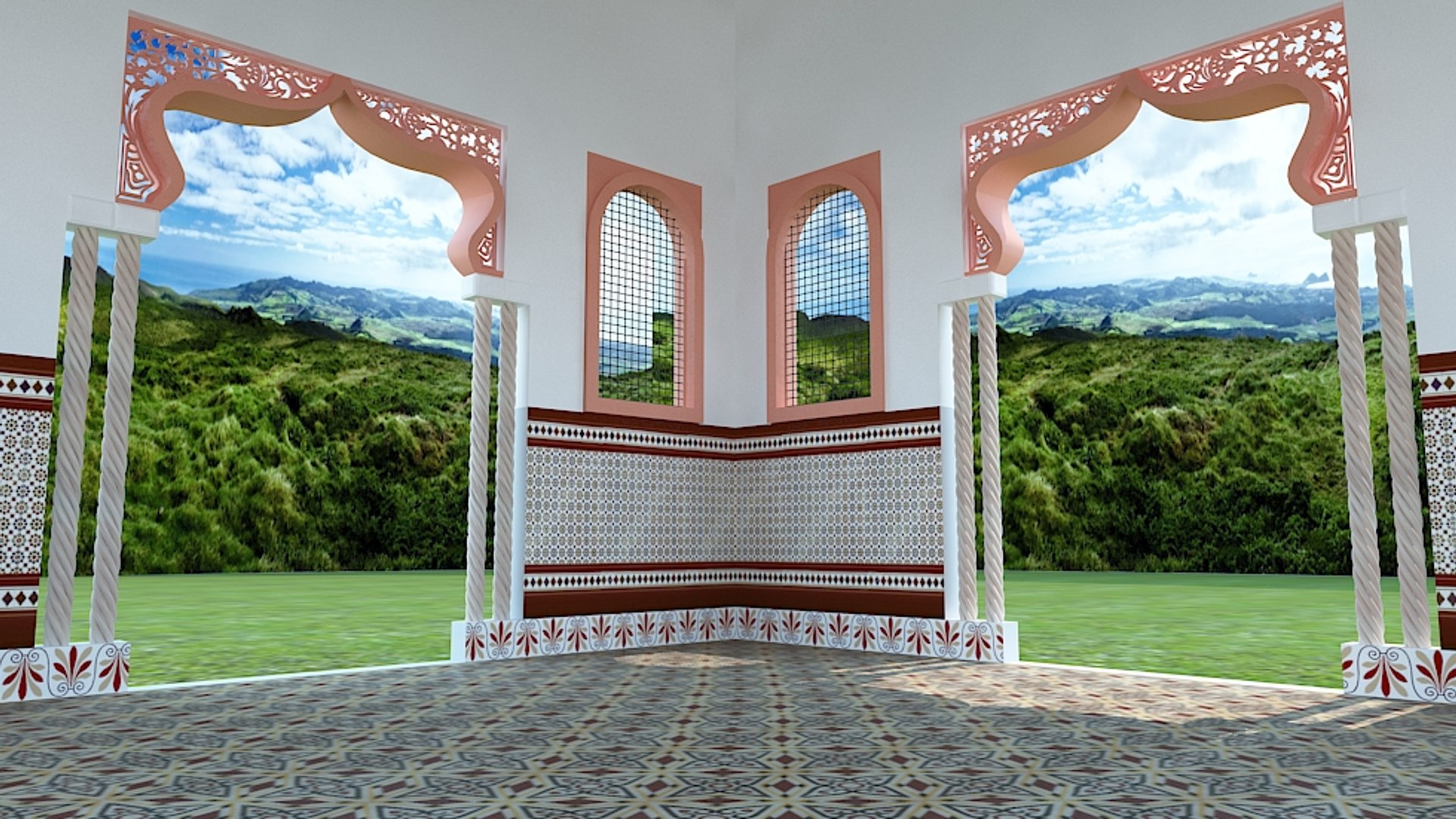 3ds Max Decoration Islamic Heritage