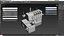 Heavy Duty Metal Frame Overlock Machine