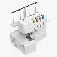 Heavy Duty Metal Frame Overlock Machine