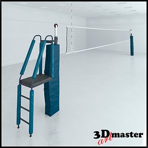 3D volleyball net