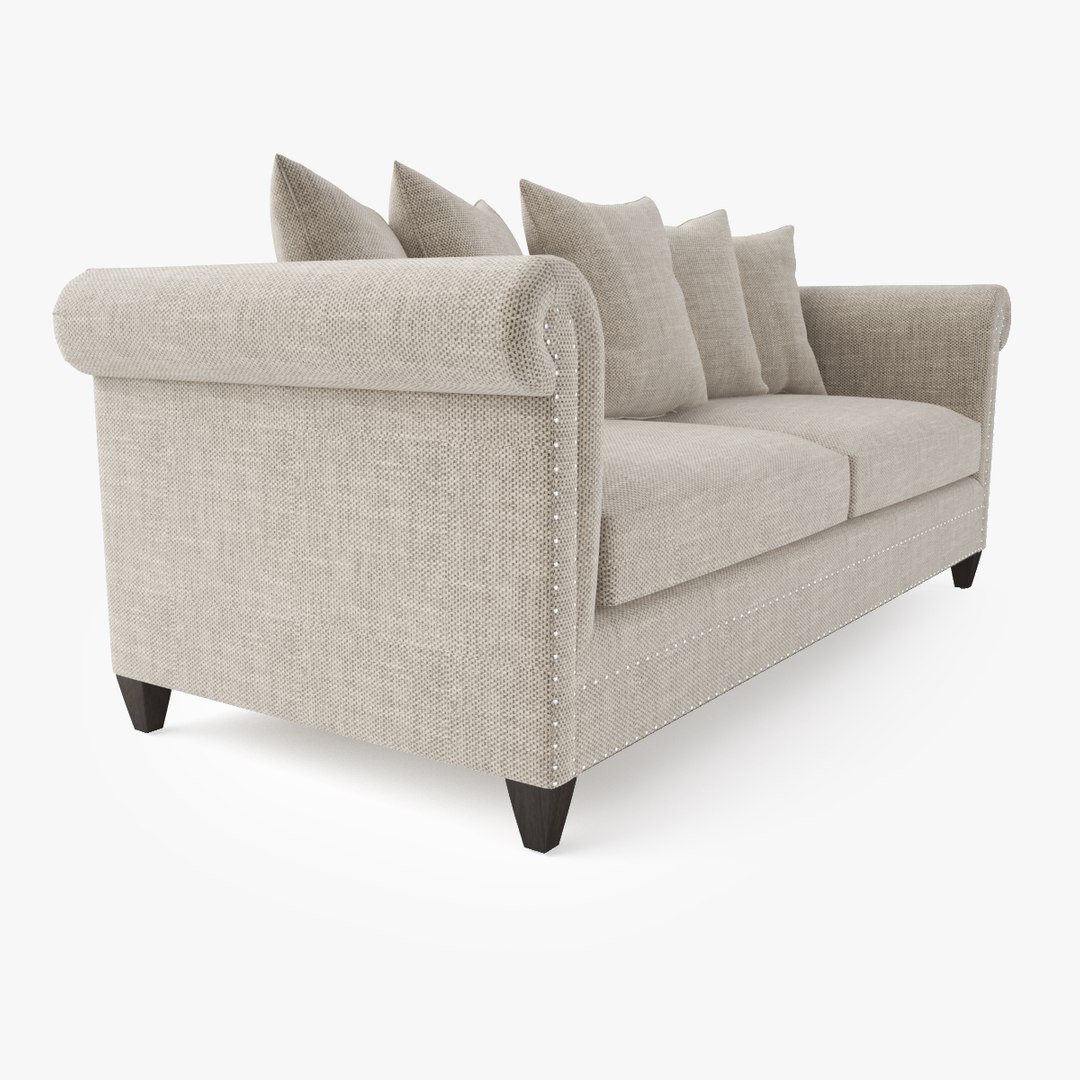 Crate Barrel Durham Sofa 3d Max