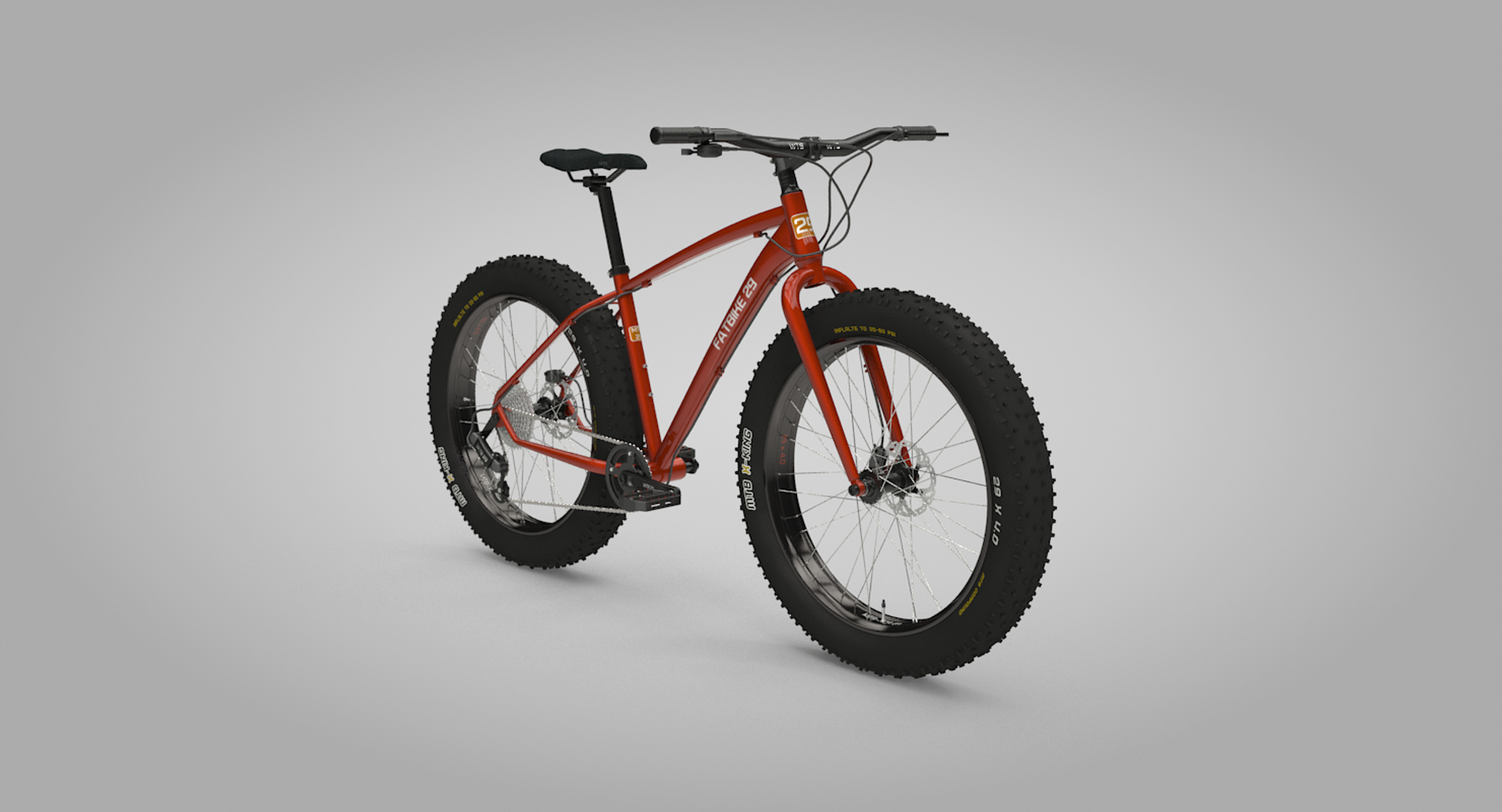 Fatbike 29 3D Model TurboSquid 1290404