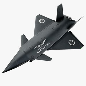 3D Bayraktar Kizilelma MIUS UAV