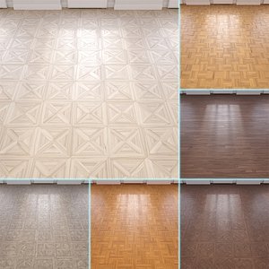 3D Parquet - Laminate - Wooden floor 6 in 1