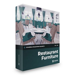 restaurant furniture 3D model