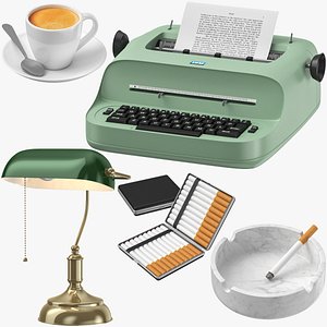 Writer Collection 3D model