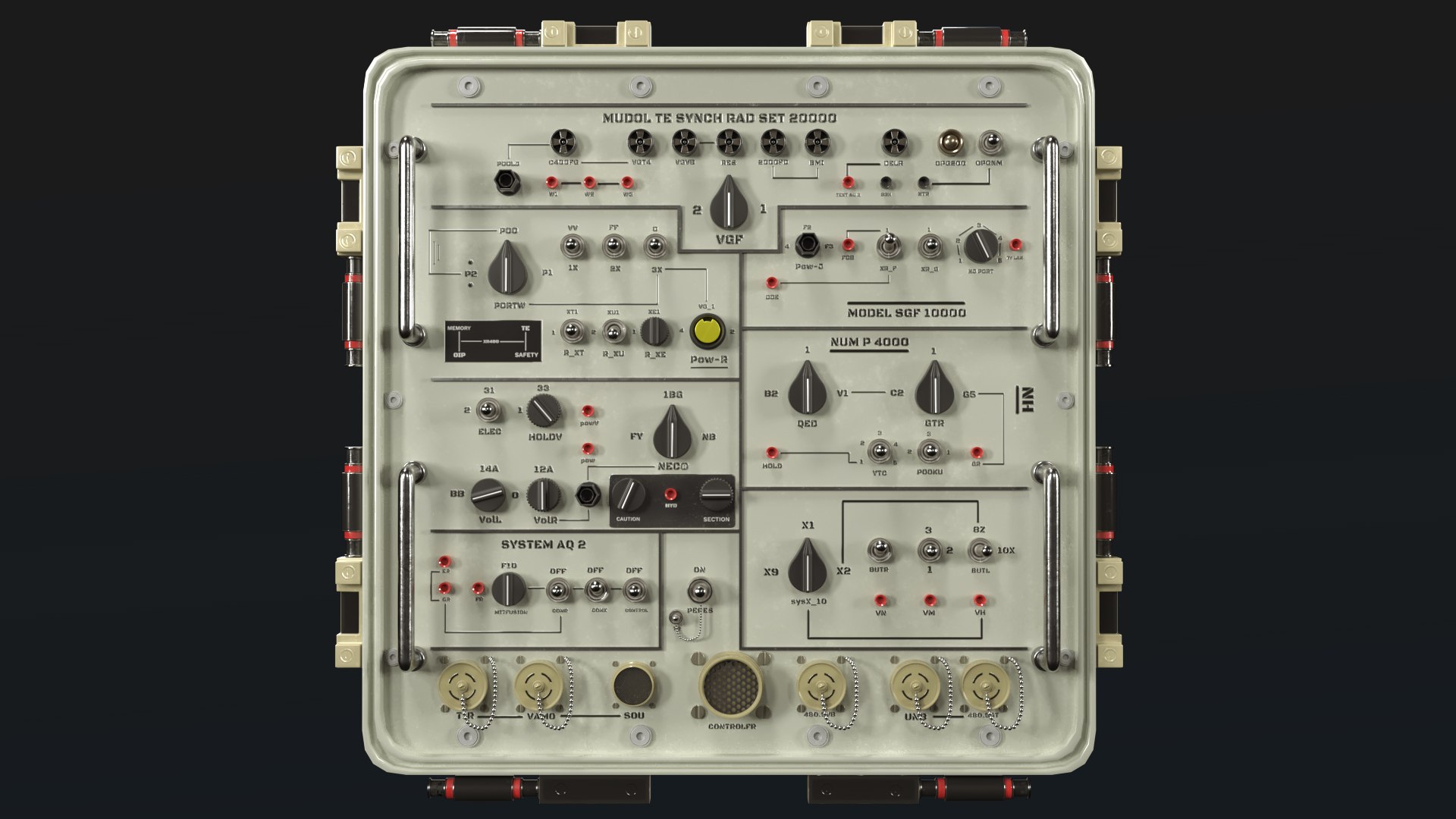 Control Panel 3D - TurboSquid 1931766