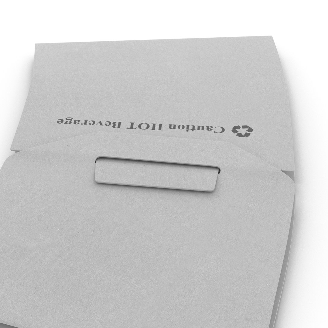 Coffee Cup Zarf White 3d Max