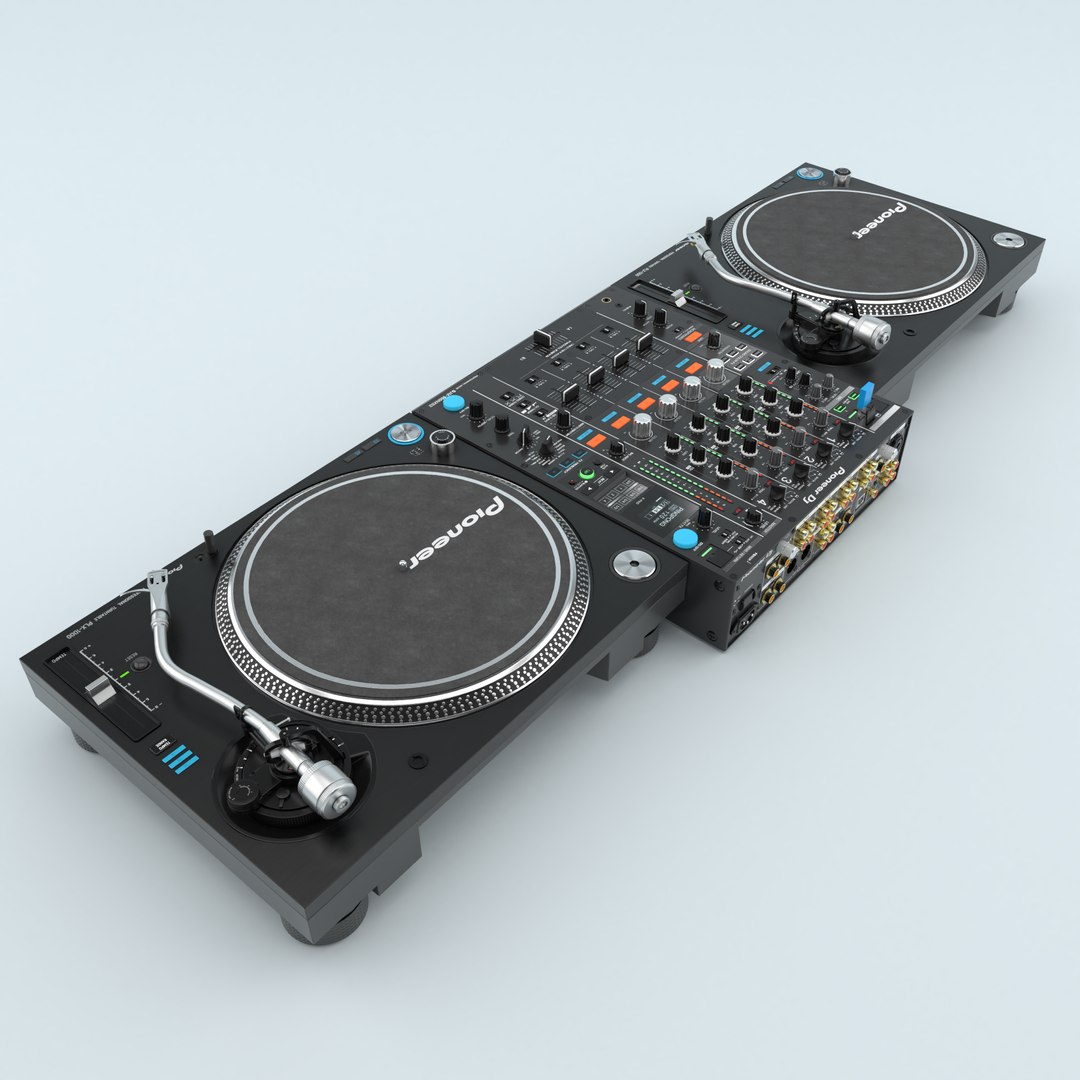 3D Model Professional DJ System Black Pioneer XDJ-XZ - TurboSquid