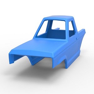 Diecast Shell of Mud dragster 4wd Version 1 Scale 1 to 25 3D model