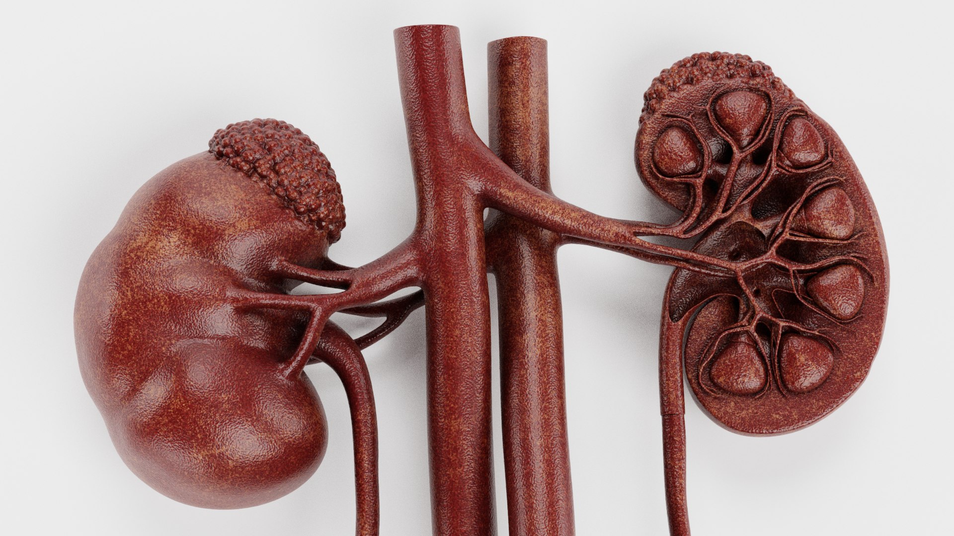 3D Urinary System Section - TurboSquid 1716380