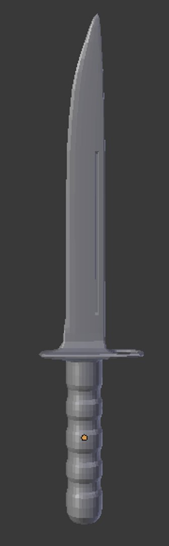 Free Bayonet 3d Model