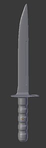 free bayonet 3d model