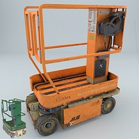 JLG 1230ES Driveable Vertical Mast Lift 3D model
