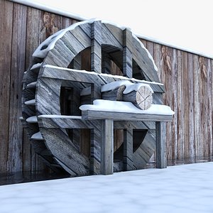 Snowy WaterMill