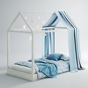 Childrens bed - house