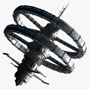 Highly Detailed Space Station