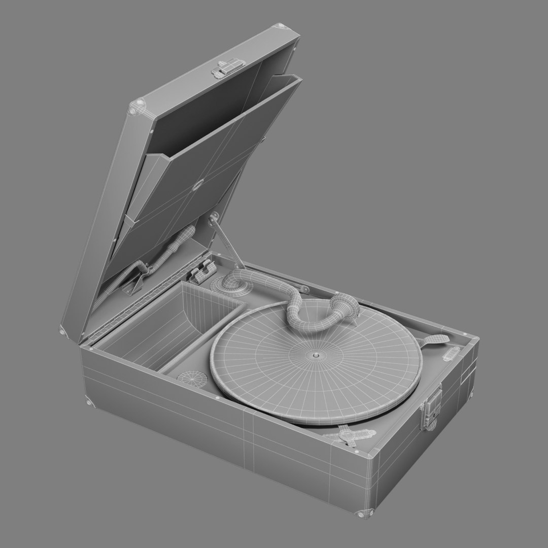 3d Portable Gramophone