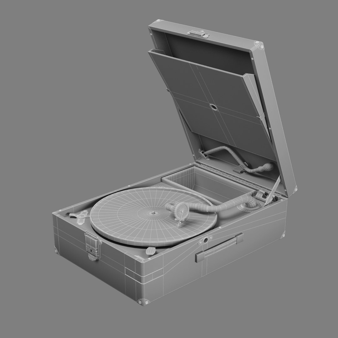 3d Portable Gramophone