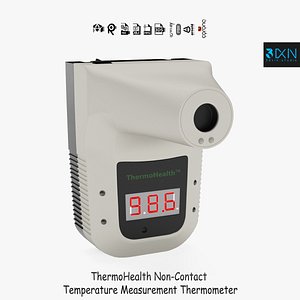 3D ThermoHealth Temperature Measurement Thermometer model