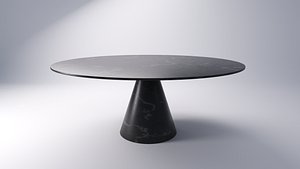 table round dinning Low-poly model