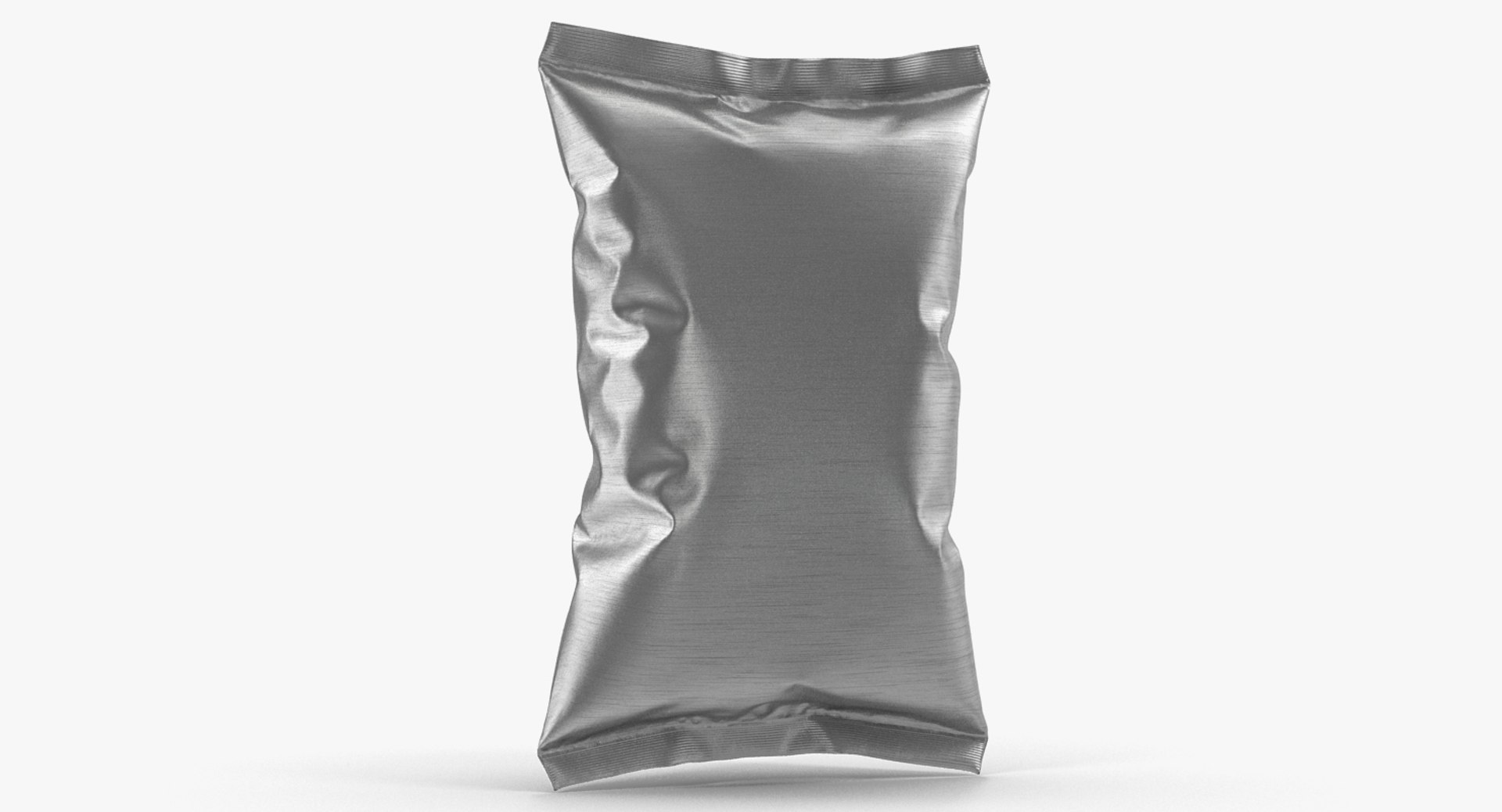 Foil Food Package 3D model preview
