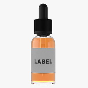 Bottle of a dropper with liquid 30ml