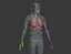 Respiratory System Rigged and Animated