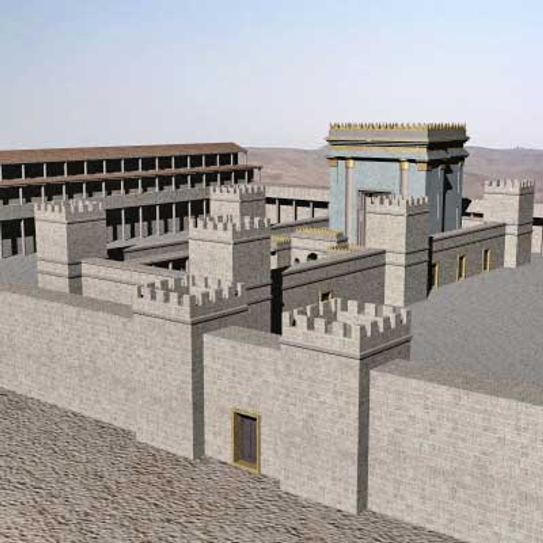 Herod Temple 3d Model