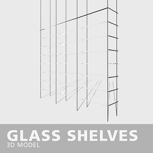 shelves glass model