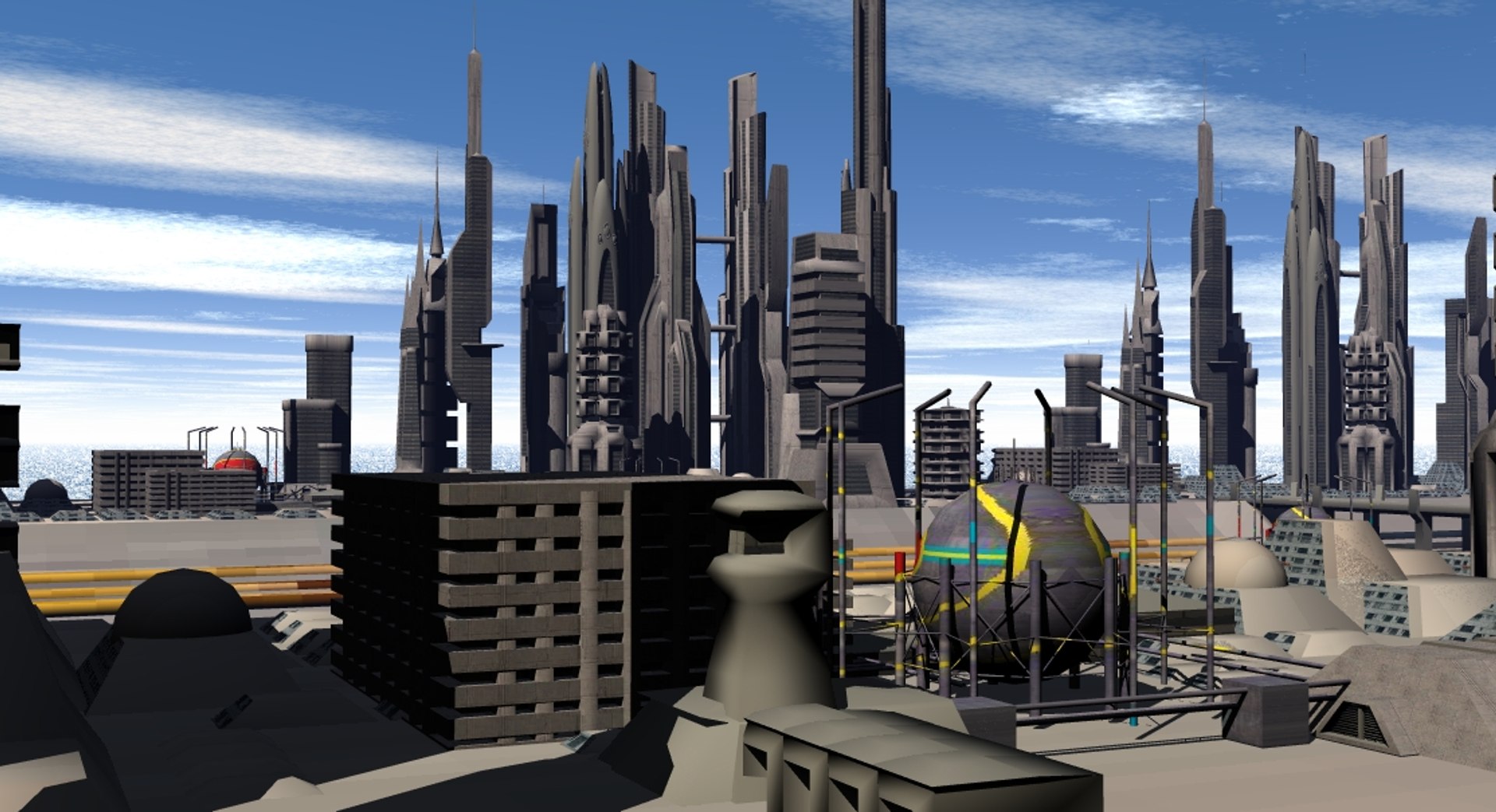 cybercity city 3d model