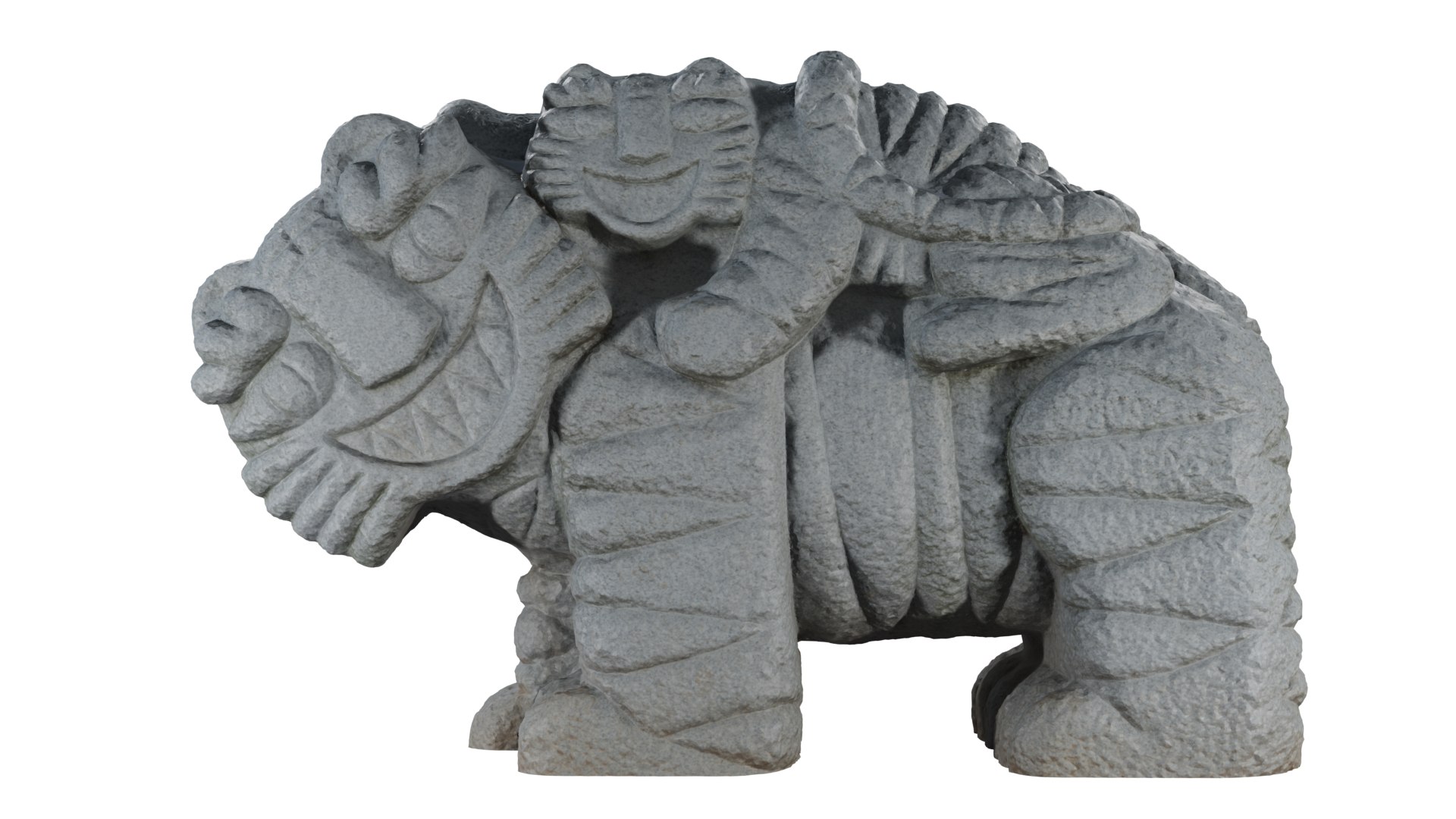 HaeTae Stone Statue Model - TurboSquid 2149385