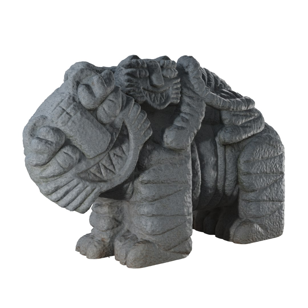 HaeTae Stone Statue Model - TurboSquid 2149385