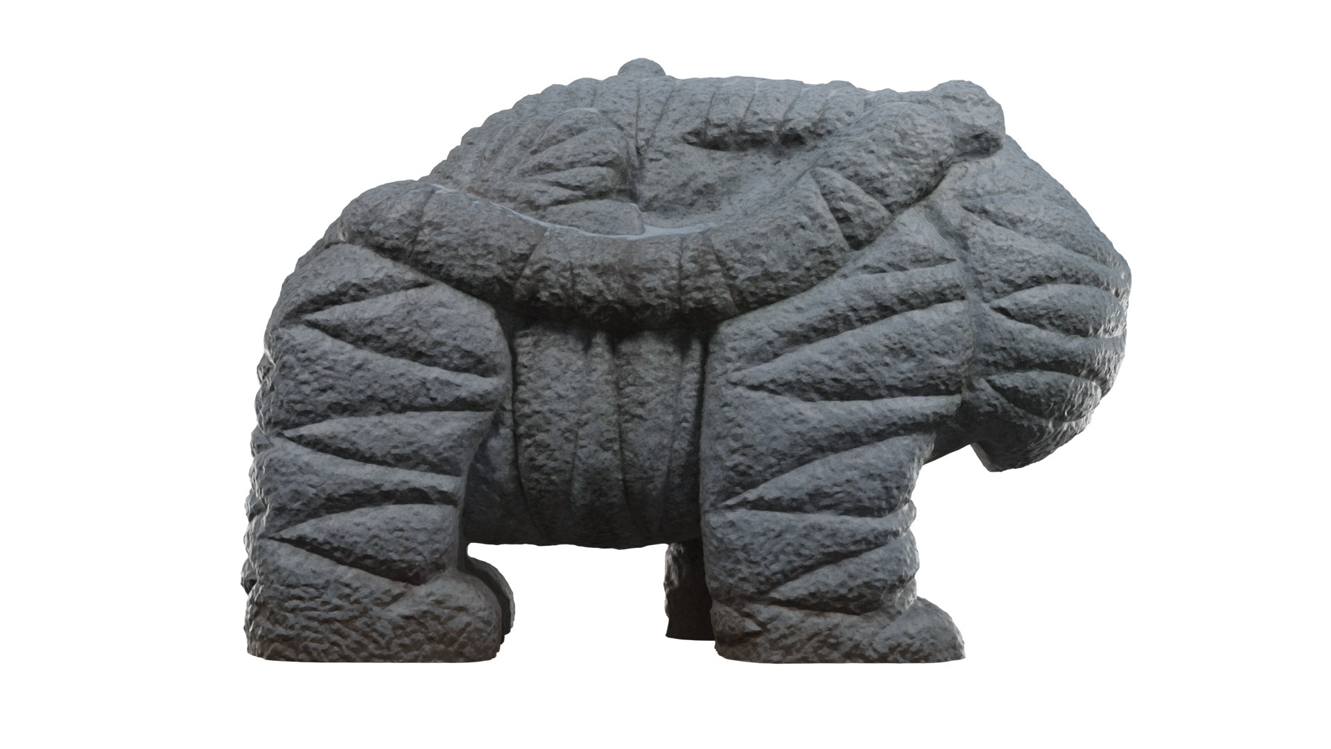 HaeTae Stone Statue model - TurboSquid 2149385