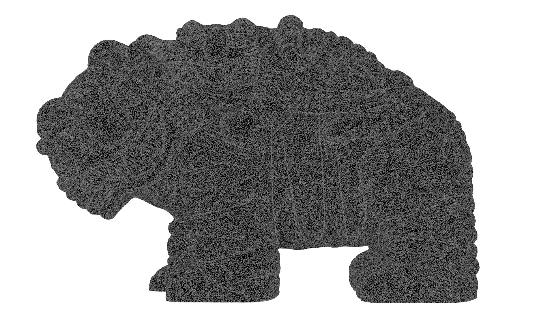 HaeTae Stone Statue Model - TurboSquid 2149385