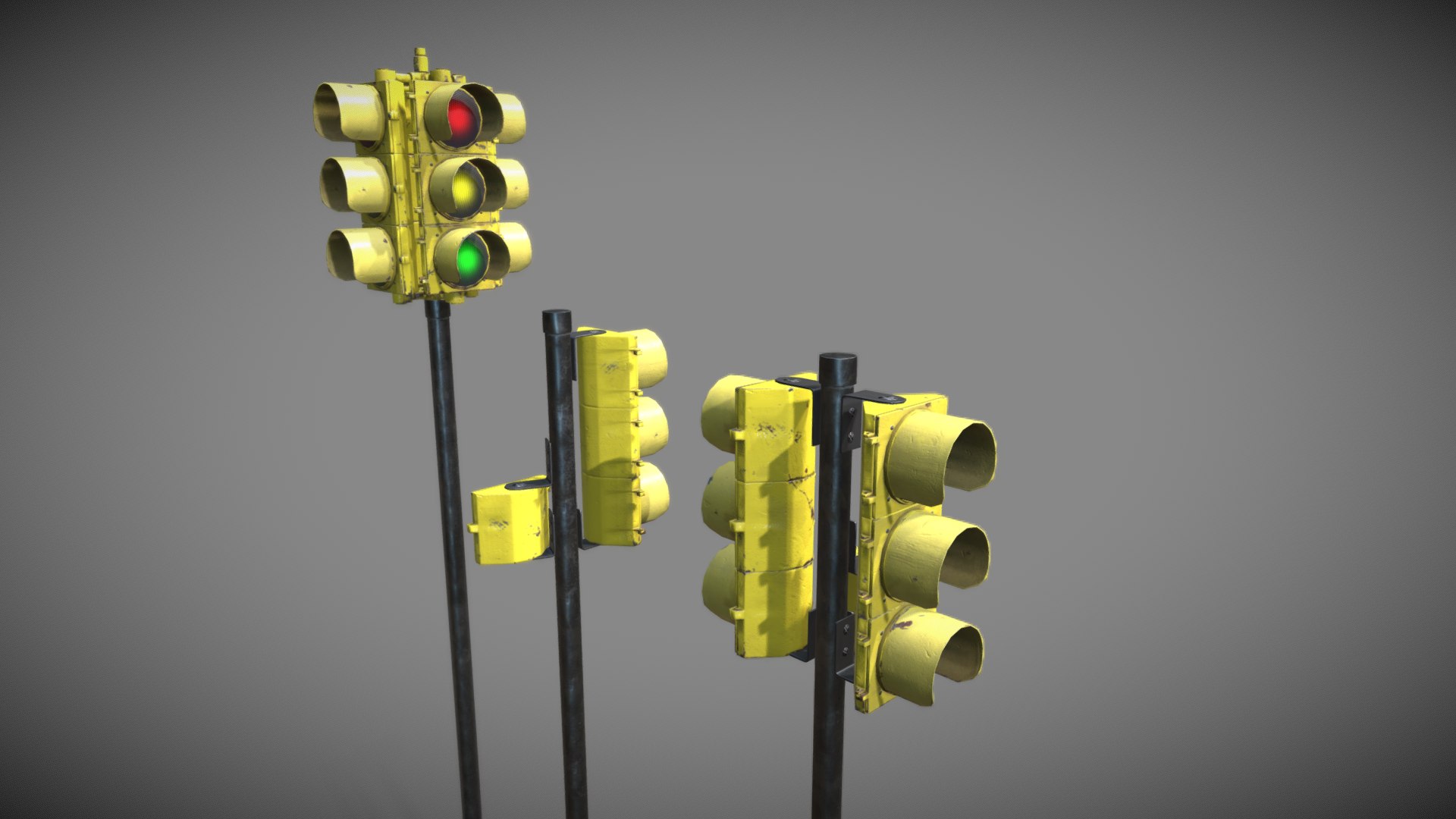 3D Traffic Lights - TurboSquid 1691546