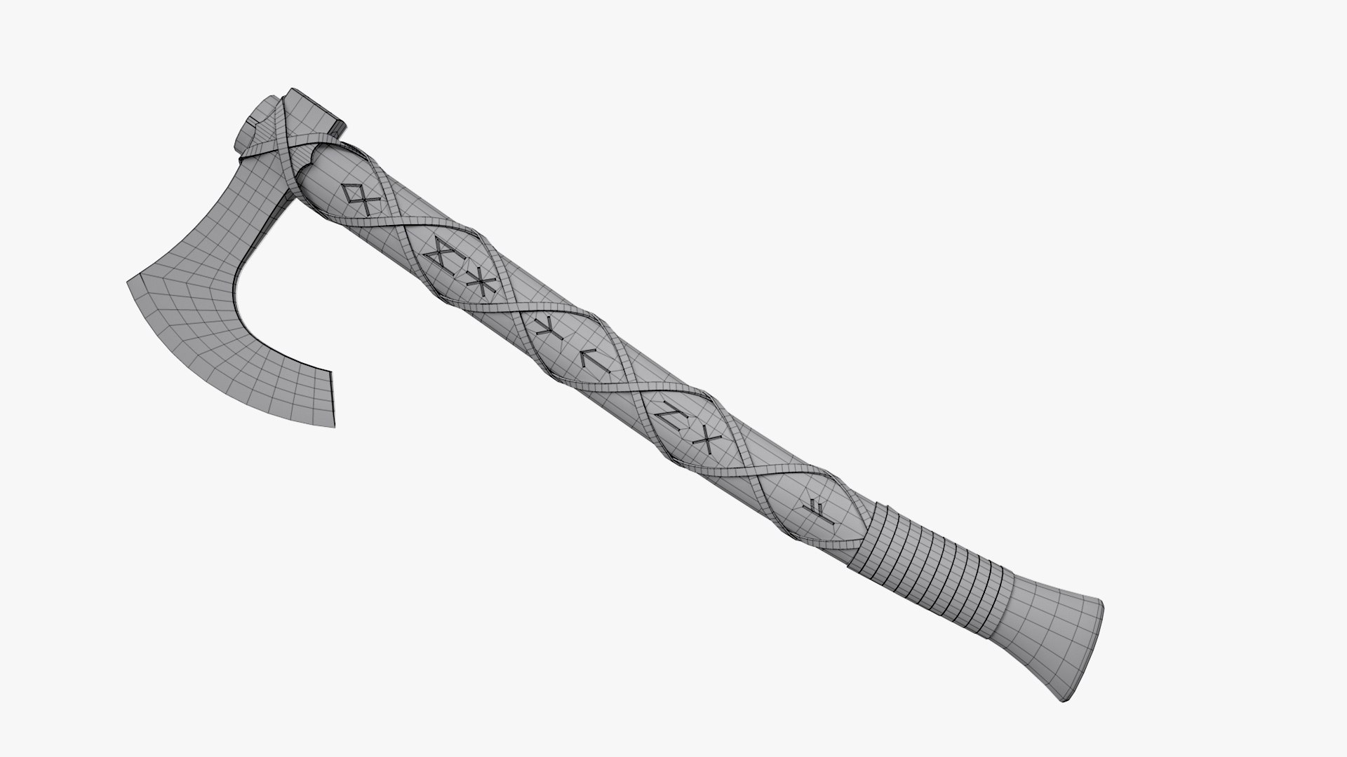Axes Collection 3D model https://p.turbosquid.com/ts-thumb/PS/M0x8Kh/v5/vikingaxe01wireframe/jpg/1631517212/1920x1080/fit_q87/fad541967dbdb297fd0085e9b6efe4c232d48da0/vikingaxe01wireframe.jpg