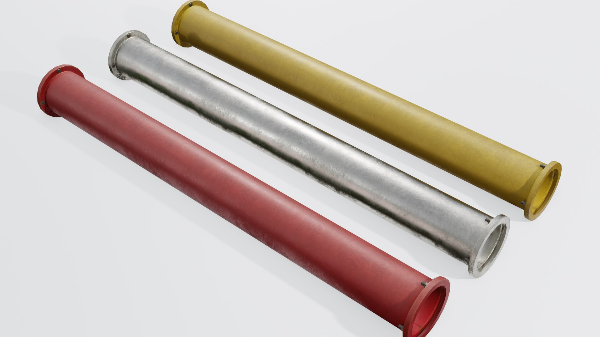 3D Modular Pipes Pack - TurboSquid 2132750