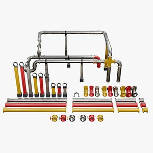 3D Modular Pipes Pack