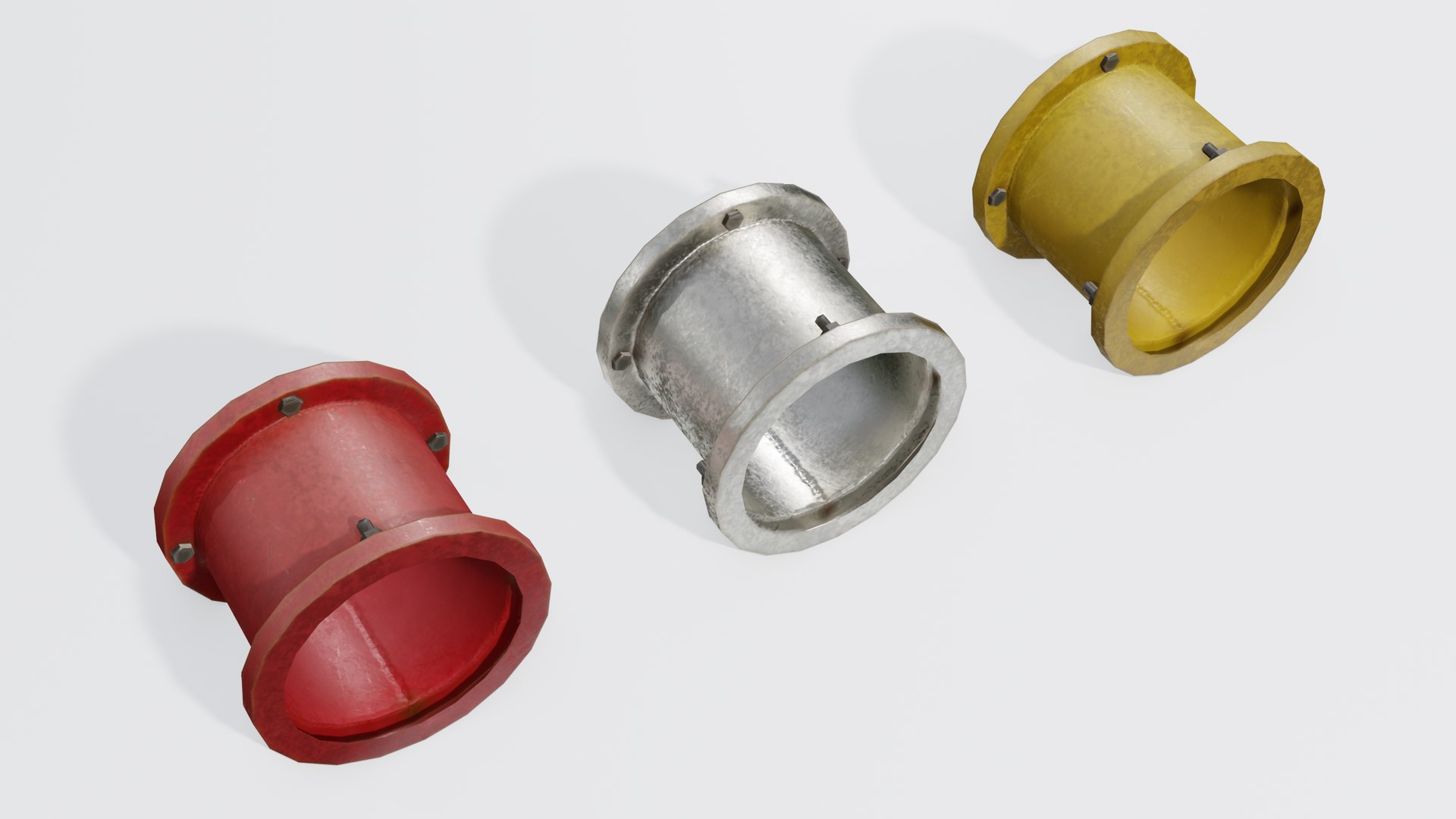3D Modular Pipes Pack - TurboSquid 2132750