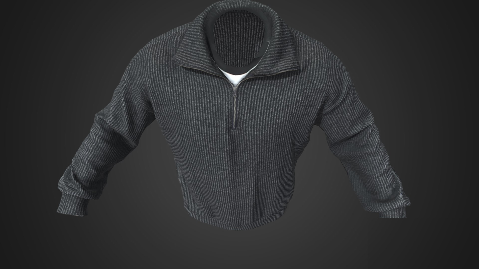 3D model Game Ready Grey Half Zip Up Sweat Shirt https://p.turbosquid.com/ts-thumb/PS/WckKUr/bJ/20230104_112418/png/1675048577/1920x1080/fit_q87/833cb95493500530f62cd99068ea56a7996fa25c/20230104_112418.jpg