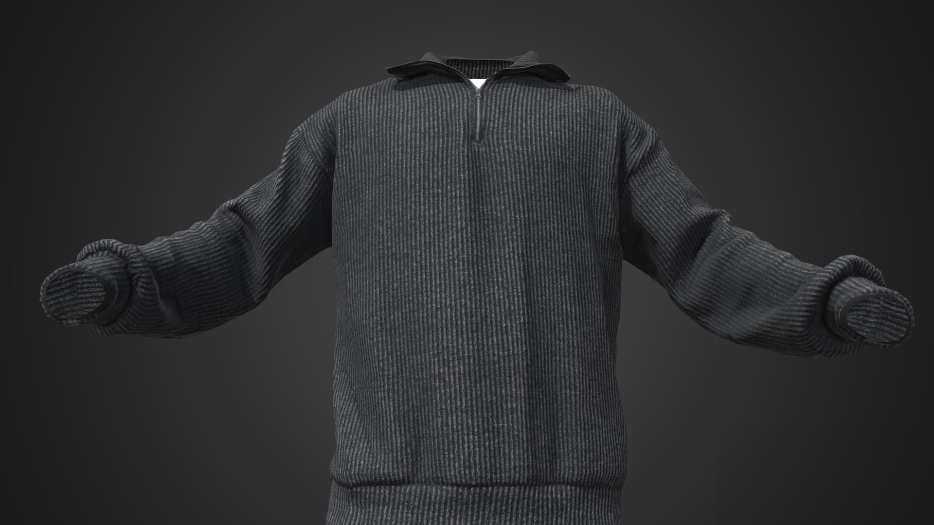 3D model Game Ready Grey Half Zip Up Sweat Shirt https://p.turbosquid.com/ts-thumb/PS/WckKUr/nD/20230104_112429/png/1675048578/1920x1080/fit_q87/22d4cbae46acaf6a41d8790945de98afe7e942dd/20230104_112429.jpg