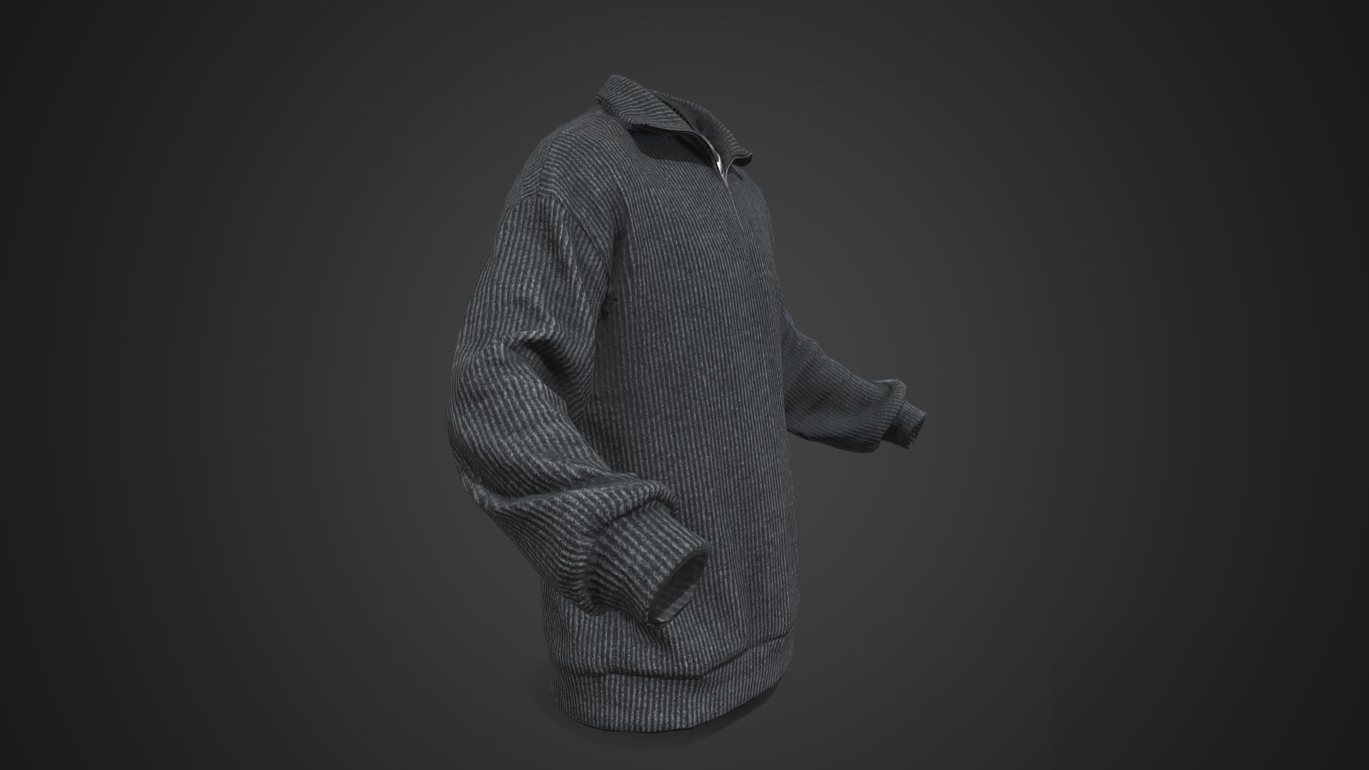 3D model Game Ready Grey Half Zip Up Sweat Shirt https://p.turbosquid.com/ts-thumb/PS/WckKUr/xl/20230104_112402/png/1675048576/1920x1080/fit_q87/aeabc61b6c6d852b5f9ba9576bb4df947d30804b/20230104_112402.jpg