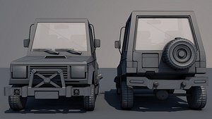 Car LowPoly 3D