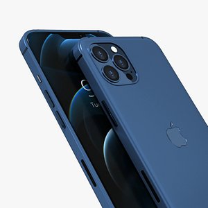 12 pro pacific iphone 3D model