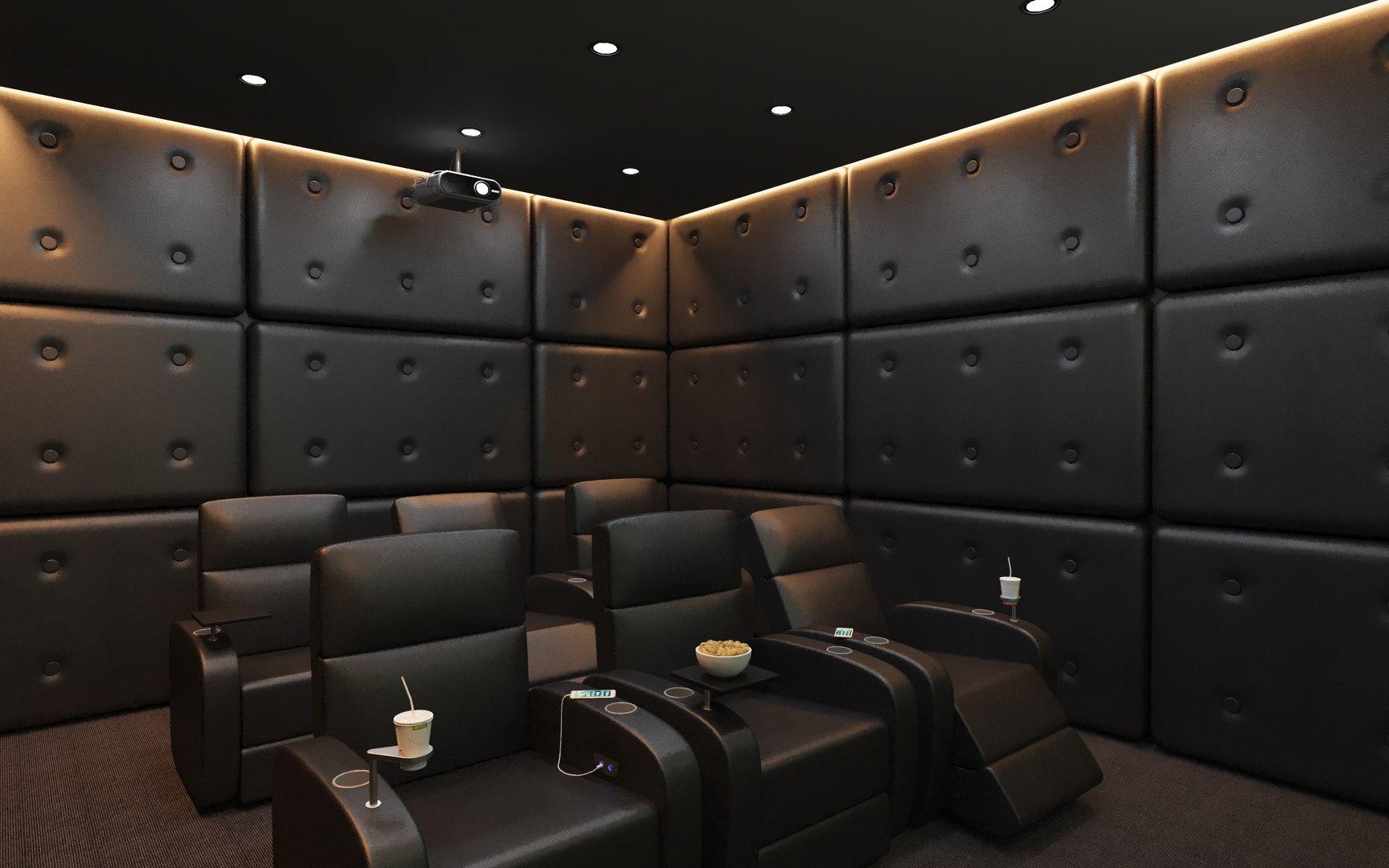 3D Home Theatre TurboSquid 1677194