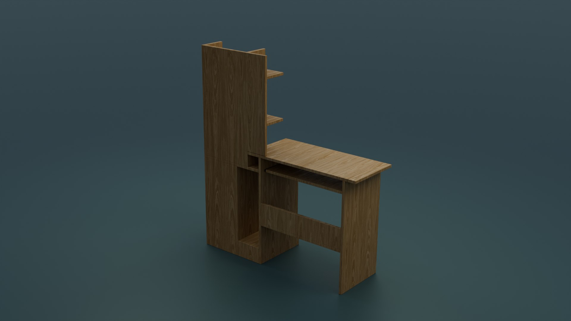 3D Computer Desk Model - TurboSquid 2223606