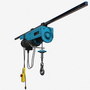 3D model mini wire rope electric